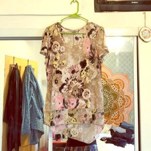 A-line Short Sleeve Blouse